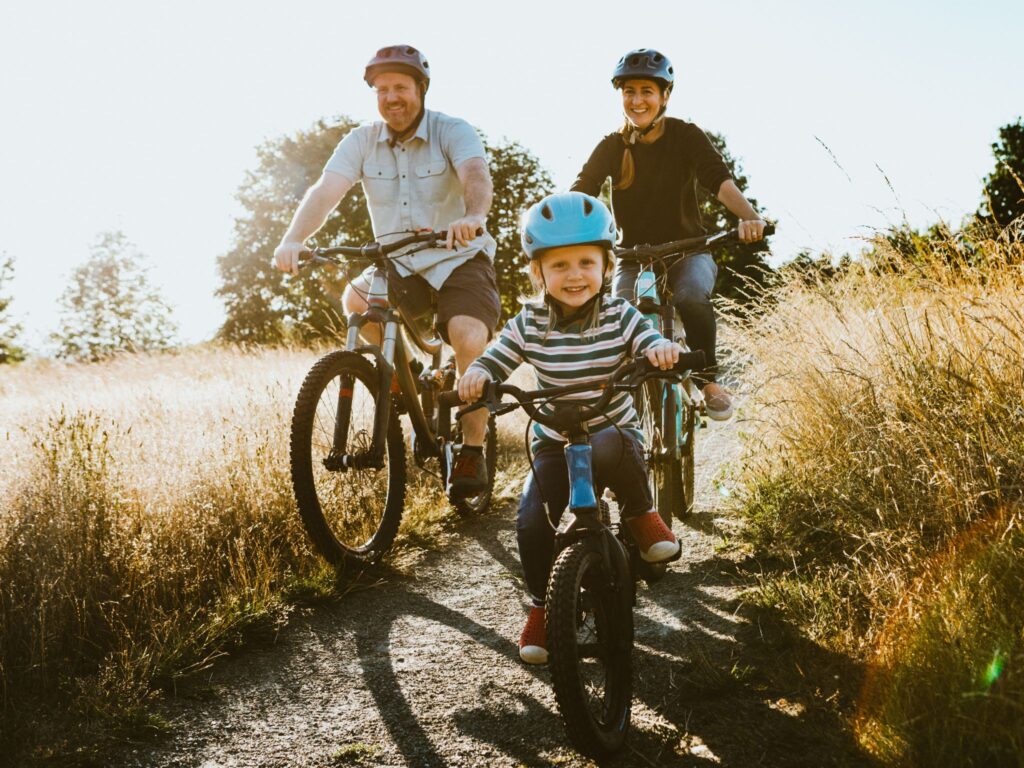 cykel- og vandreruter ved Salling Camping