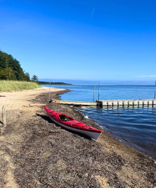 Kajak ved Junget Strand